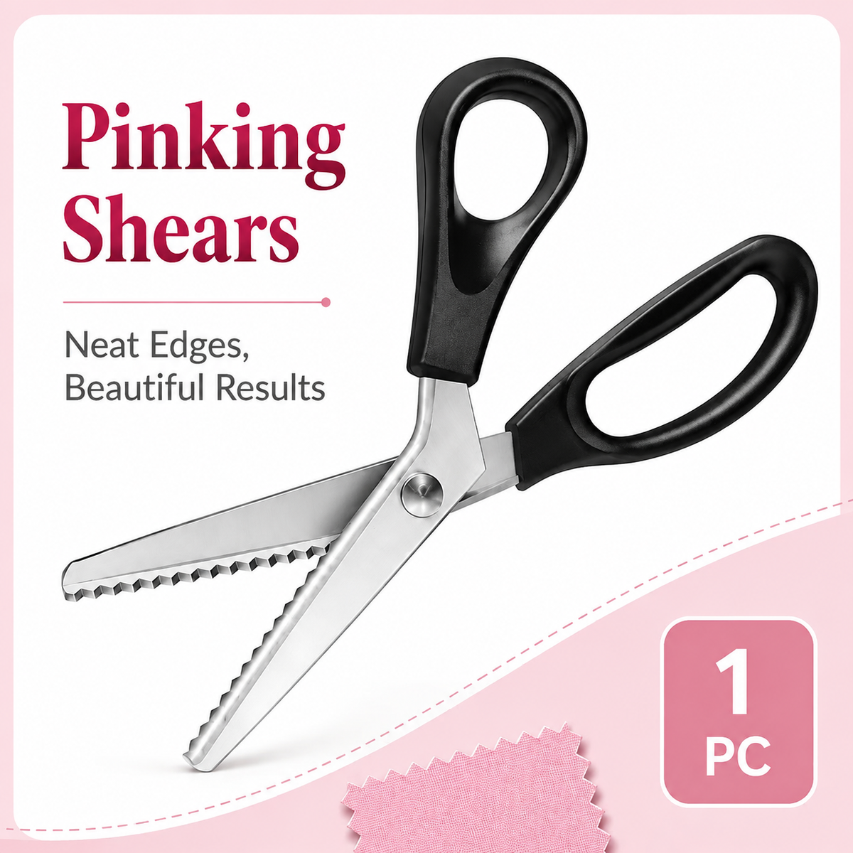 ✂️ 50% OFF Stainless Steel Zig Zag Scissors 🔥 Clean Decorative Cuts for DIY Crafts