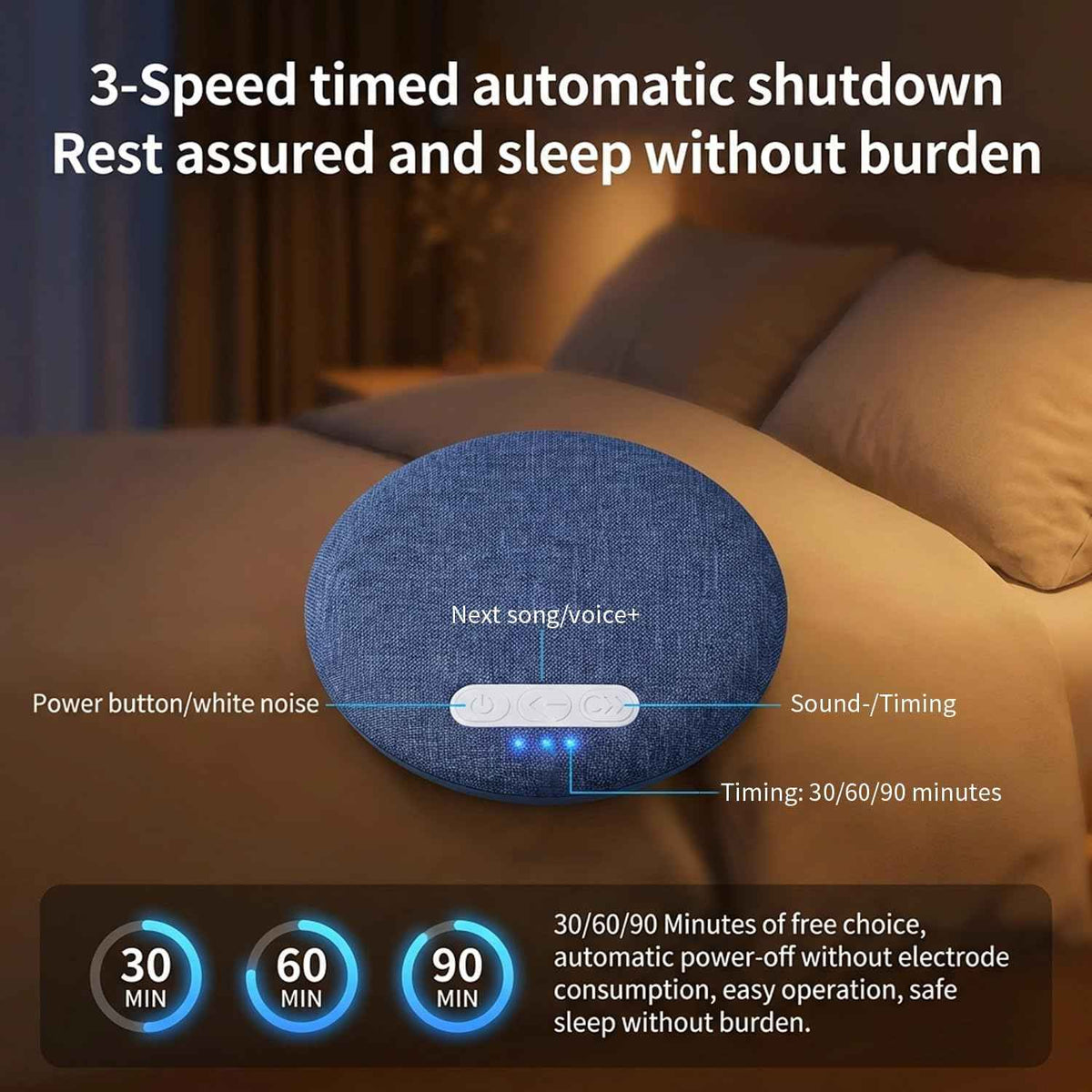 🛌 Sleep Sound Pillow Speaker