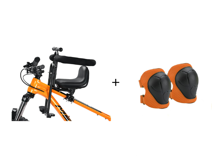 👨‍👧 Front Mounted Kids Bike Seat – Ride Together 🚲💕