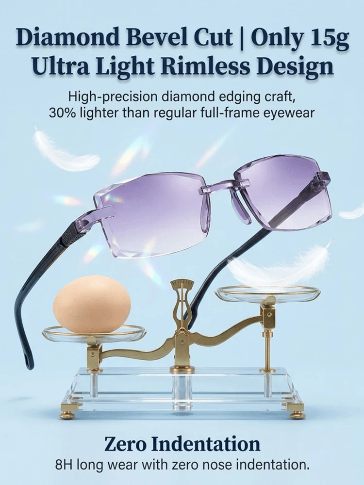 [Regain Your Youthful Vision] 🔥Smart Zoom Diamond-Cut Reading Glasses