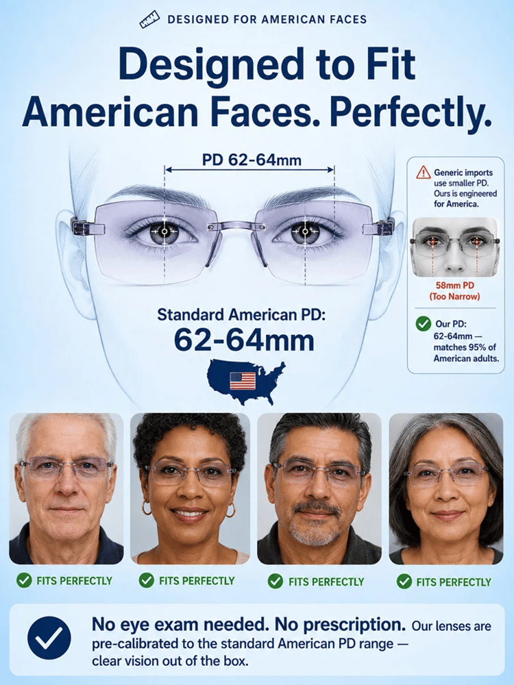 [Regain Your Youthful Vision] 🔥Smart Zoom Diamond-Cut Reading Glasses